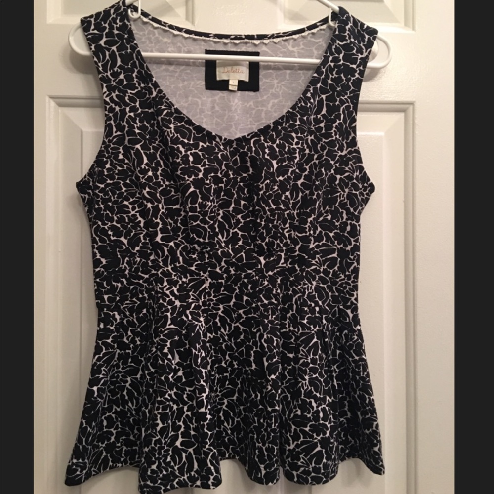 Deletta- anthropologie top